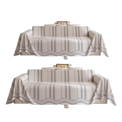 Breathable Sofa Cover Summer Use Machine Washable Skin Friendly for Home Couch