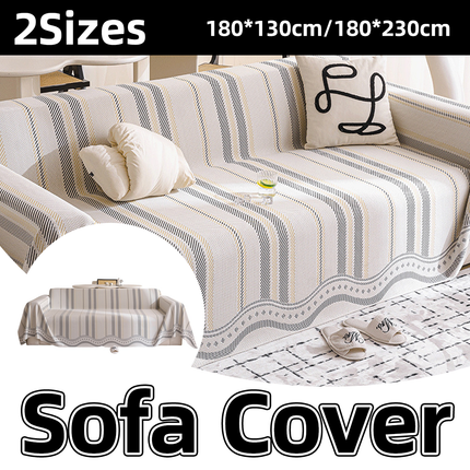 Breathable Sofa Cover Summer Use Machine Washable Skin Friendly for Home Couch