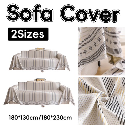 Breathable Sofa Cover Summer Use Machine Washable Skin Friendly for Home Couch