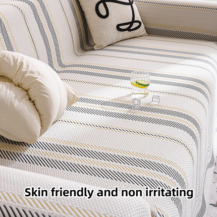 Breathable Sofa Cover Summer Use Machine Washable Skin Friendly for Home Couch