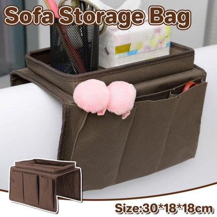 Sofa Hanging Storage Bag Multi Pocket Organiser for Home Sundries Remote Holder
