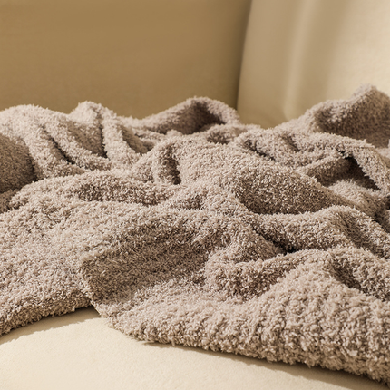 Plush Knit Sofa Blanket Cover Air Conditioning Throw Soft Lightweight Bedding