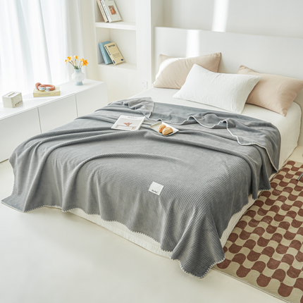 Blanket Nap Office Sofa Cover Soft Lightweight Fleece Throw Blanket for Couch
