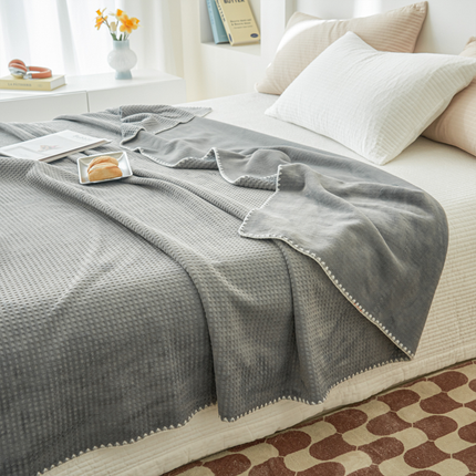 Blanket Nap Office Sofa Cover Soft Lightweight Fleece Throw Blanket for Couch