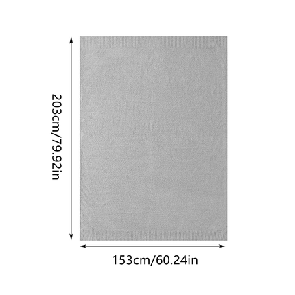Plush Knit Sofa Blanket Cover Air Conditioning Throw Soft Lightweight Bedding
