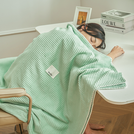 Blanket Nap Office Sofa Cover Soft Lightweight Fleece Throw Blanket for Couch
