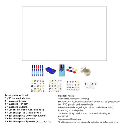 Soft Magnetic Whiteboard Sheet Set 60x90 or 90x100cm