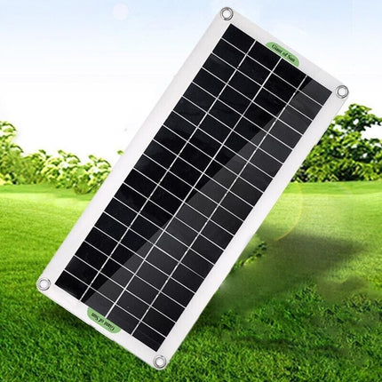 30W Usb Solar Panel Kit Battery Charger Controller Caravan Boat Outdoor Camping
