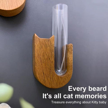 Pet Hair Memorial Box Fridge Magnet Keepsake Whisker Collector Storage Case