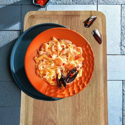 2PCS Solid Wood Steak Plate with Handle Easy to Clean Serving Tray Home Party