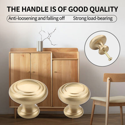 Cabinet Handle Drawer Pull Knob Solid Single Hole Brass Door Handle for Cabinet