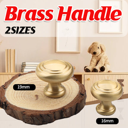 Cabinet Handle Drawer Pull Knob Solid Single Hole Brass Door Handle for Cabinet