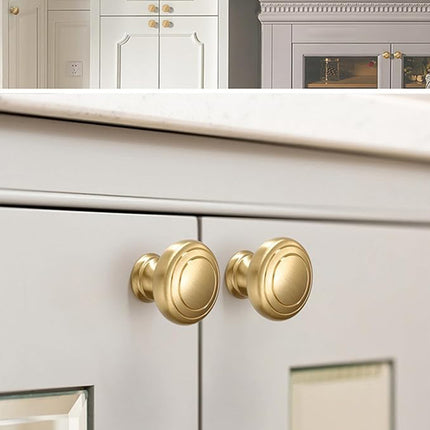 Cabinet Handle Drawer Pull Knob Solid Single Hole Brass Door Handle for Cabinet