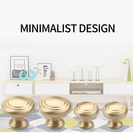 Cabinet Handle Drawer Pull Knob Solid Single Hole Brass Door Handle for Cabinet