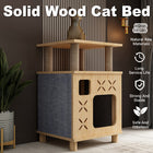 Cat Bed Cat Villa Cat House Cat Climbing Frame Scratching Post for Indoor Cats