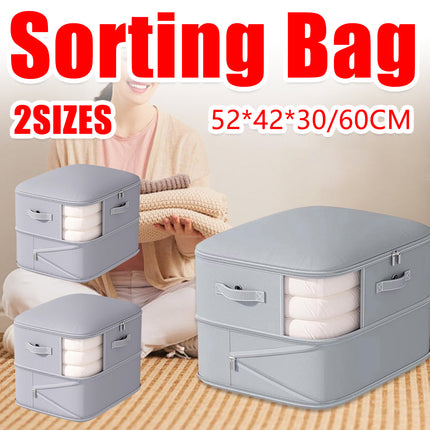 Large Capacity Quilt Clothing Storage Bag Waterproof Dustproof Space Saving