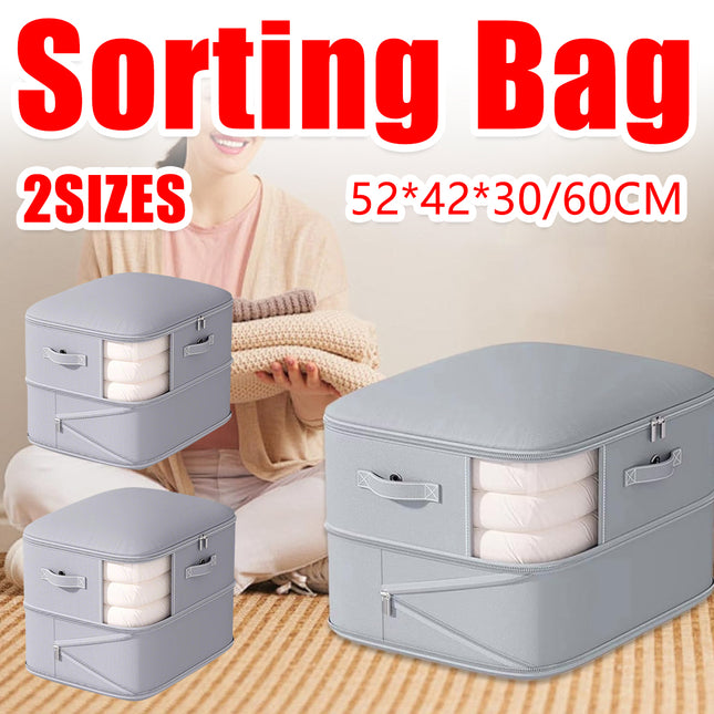 Large Capacity Quilt Clothing Storage Bag Waterproof Dustproof Space Saving