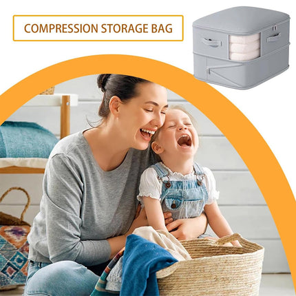 Large Capacity Quilt Clothing Storage Bag Waterproof Dustproof Space Saving