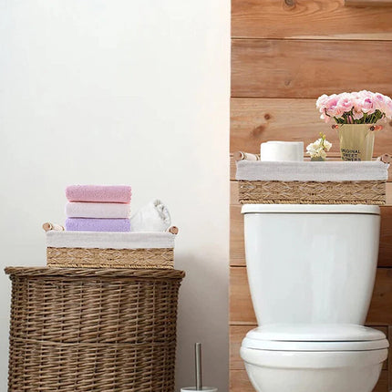 Desktop Storage Basket Storage Box Organization Basket Home Office Organizer