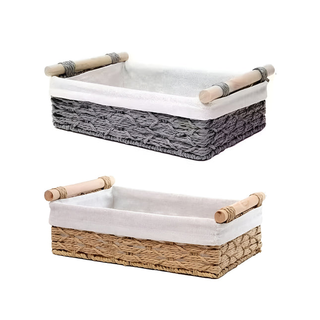 Desktop Storage Basket Storage Box Organization Basket Home Office Organizer