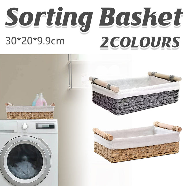 Desktop Storage Basket Storage Box Organization Basket Home Office Organizer