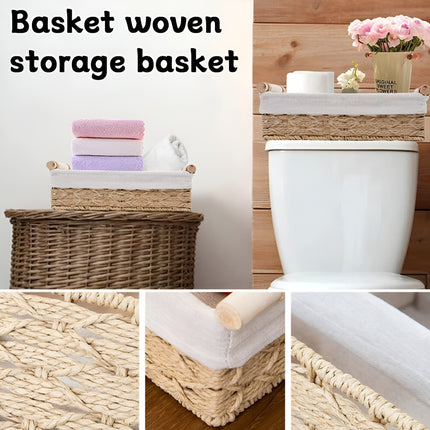 Desktop Storage Basket Storage Box Organization Basket Home Office Organizer