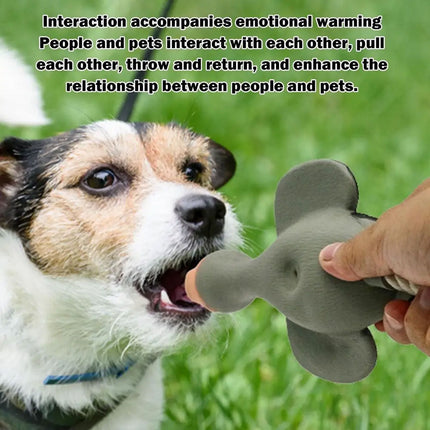 Pet Dog Chew Toy Interactive Sound Making Molar Training Toy Teeth Cleaning Play