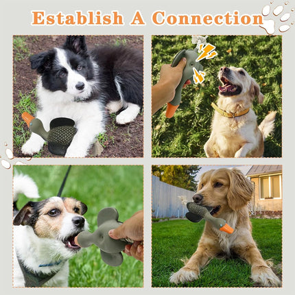 Pet Dog Chew Toy Interactive Sound Making Molar Training Toy Teeth Cleaning Play