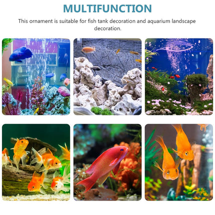 Fish Tank Ornament Spaceship Decoration Aquarium Landscaping Accessory For Decor