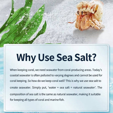 Marine Aquarium Sea Salt 2kg for Fish and Hermit Crabs