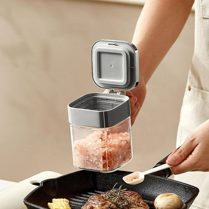2PCS Seasoning Jars Spice Containers with Lid for Kitchen Pantry Storage Use