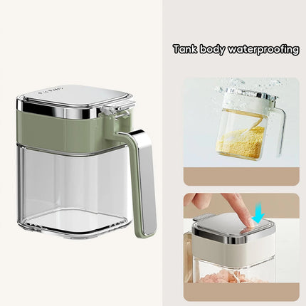 2PCS Seasoning Jars Spice Containers with Lid for Kitchen Pantry Storage Use