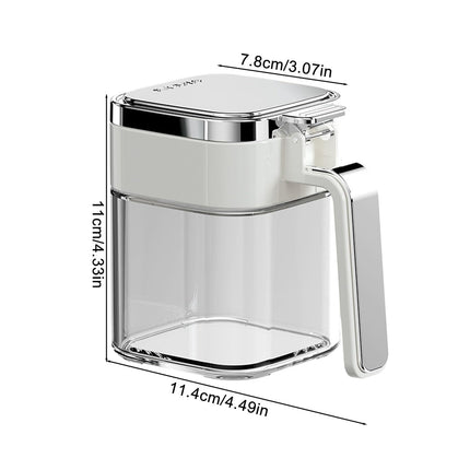2PCS Seasoning Jars Spice Containers with Lid for Kitchen Pantry Storage Use