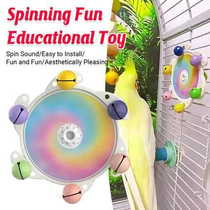 Parrot Interactive Educational Toy Enrichment Bird Play Activity Toy for Parrots