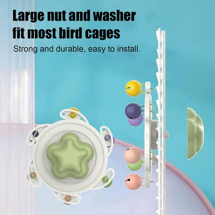 Parrot Interactive Educational Toy Enrichment Bird Play Activity Toy for Parrots