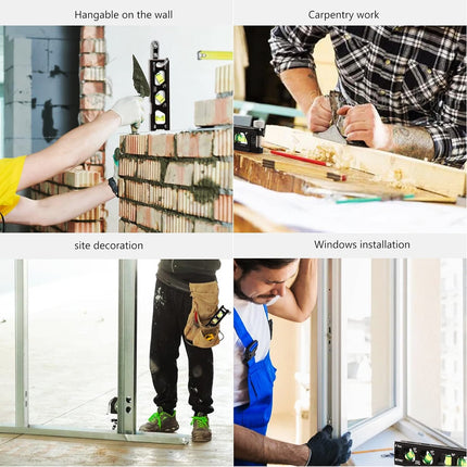 Small Spirit Level Aluminum Alloy Precision Measuring DIY Carpentry Construction