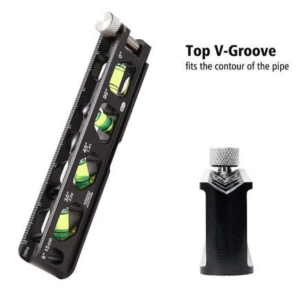 Small Spirit Level Aluminum Alloy Precision Measuring DIY Carpentry Construction