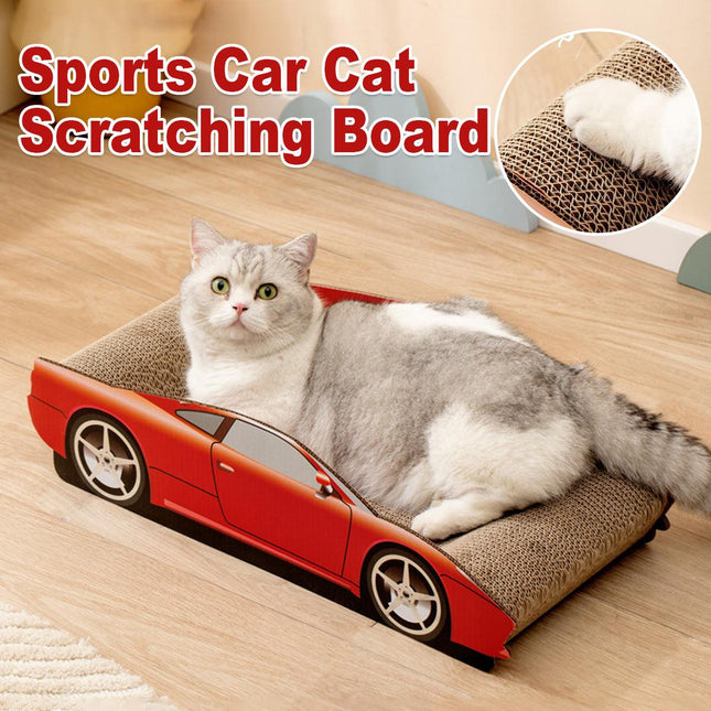 Sports Car Shape Cat Scratching Board Wear-Resistant Claw Grinding and Toy