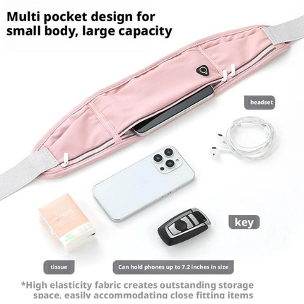 Running Waist Bag Mobile Phone Holder Fitness Sports Small Pouch Adjustable Belt