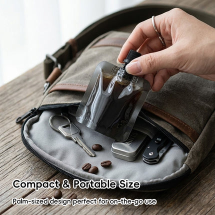 Screw Cap Spout Liquid Pouches 100 Pack Black
