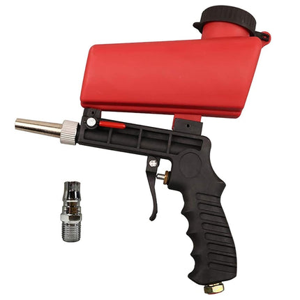 Handheld Sandblasting Gun Portable Pneumatic Tool For Rust Paint Cleaning Use