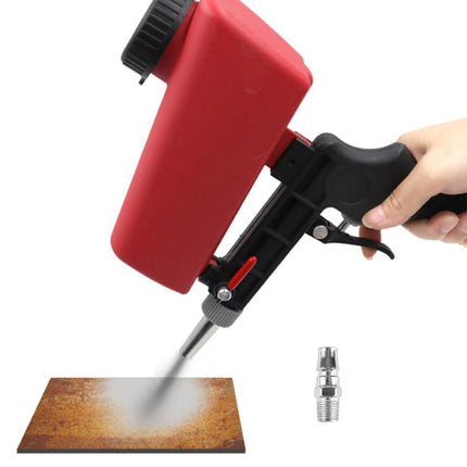 Handheld Sandblasting Gun Portable Pneumatic Tool For Rust Paint Cleaning Use