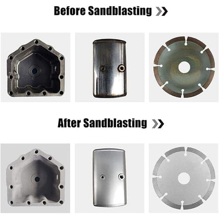 Handheld Sandblasting Gun Portable Pneumatic Tool For Rust Paint Cleaning Use