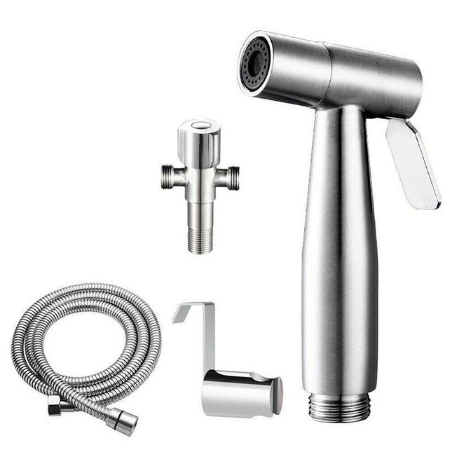 Hand Sprayer Kit Bidet Toilet Spray Shattaf Shower Head Hose Diverter Au - Aimall
