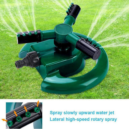 360° Rotating Garden Sprinkler Water Sprinkler Tool Grass Lawn Sprayer Watering - Aimall