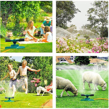 360° Rotating Garden Sprinkler Water Sprinkler Tool Grass Lawn Sprayer Watering - Aimall
