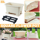 Large Square Planter Box Garden Pot for Vegetables Green Plants Outdoor Planting
