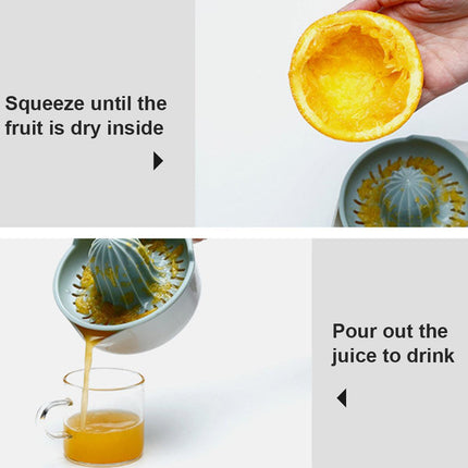 2PCS Home Use Lemon Press Manual Juicer Portable Citrus Squeezer