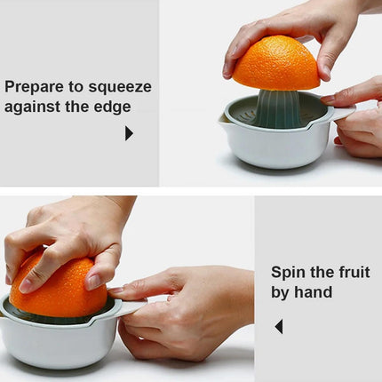 2PCS Home Use Lemon Press Manual Juicer Portable Citrus Squeezer