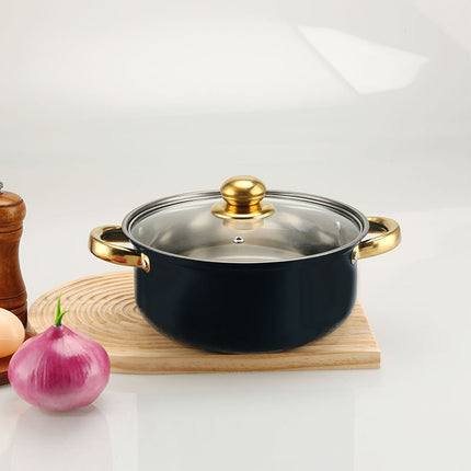 Stainless Steel 12 Piece Cookware Set Heat Resistant For Home Kitchen Cooking